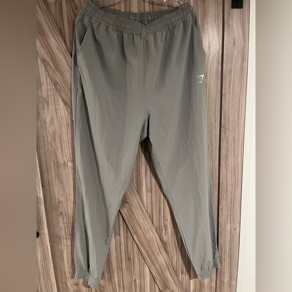 Gymshark Jogger Pants Mens XL Gray Stretch Joggers Active Training Gym